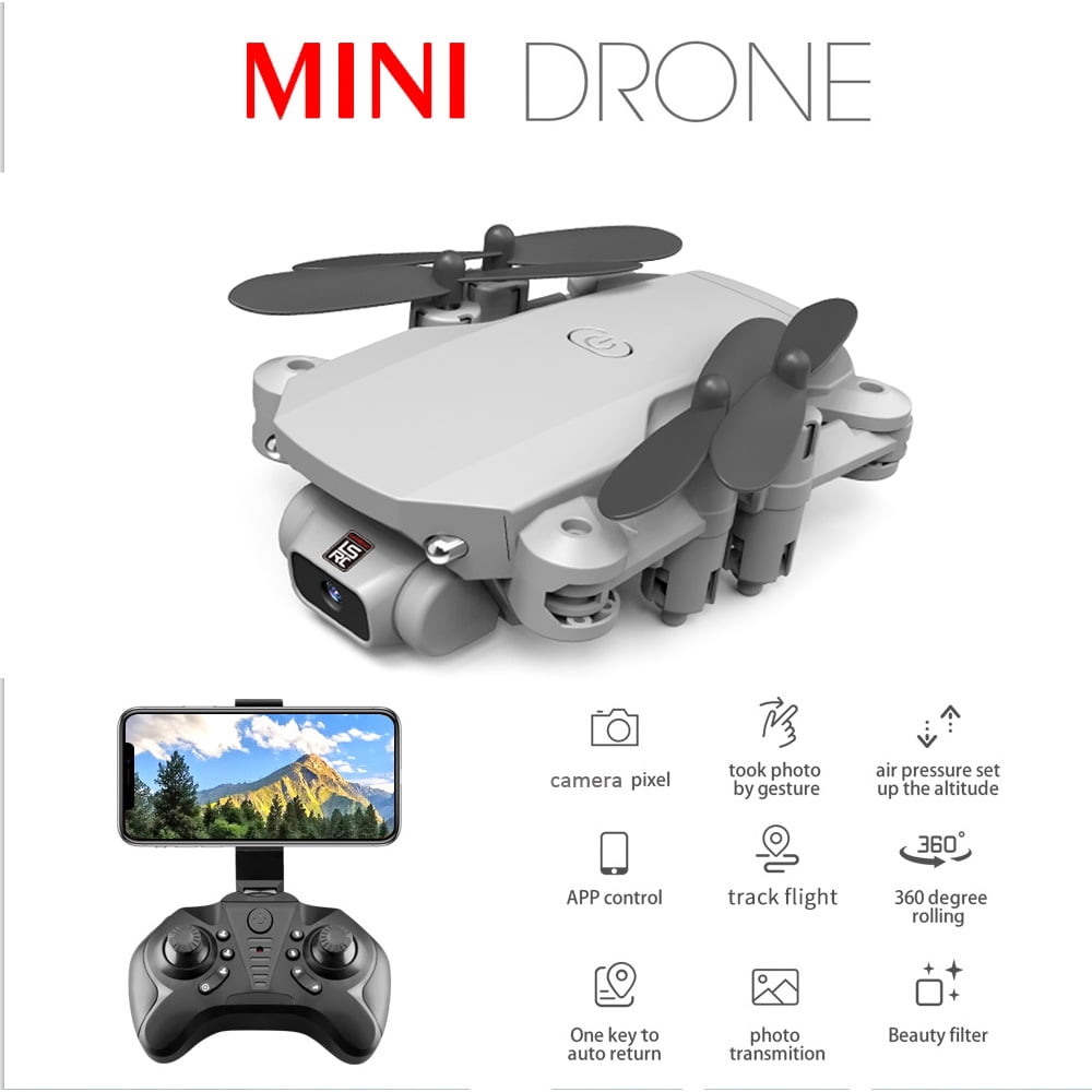 Long Flight Time with 2 Batteries Altitude Hold Easy Control with Headless Mode App Control Available Toy Drone for Kids and Beginners tech rc Mini Drone with Camera FPV Live Video Wifi Quadcopter 