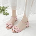 thumbnail image 2 of MZXELPRJD Brown Sandals Toddler Girl Girls Jelly Sandals Girls Slippers Size 1 Black Ballet Shoes Girls Shoes Size 9 Tous for 3 Year Old Girl Pink 13-13.5 Years, 2 of 6