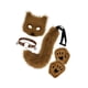 thumbnail image 2 of Conjunto de collar y cola de animal para fiestas temáticas, máscara facial de Halloween para juego de rol de graduación Marrón, 2 of 8