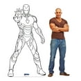thumbnail image 3 of Color Me Iron Man (Avengers Endgame) Cardboard Cutout Stand Up, 6 ft, 3 of 4