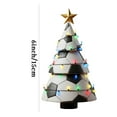 thumbnail image 3 of Antqov Football Christmas Tree, 6" Christmas Tree with LED light for Table Decorations, Xmas Football Tree Figurines for Christmas Home Holiday Party Gift Decorations, 3 of 6