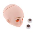 thumbnail image 2 of 3 Muñeca de Cabeza con Ojos para Cabeza de Práctica Modelo Maniqui Zulema Cabezal de placa posterior de placa frontal de muñeca, 2 of 6