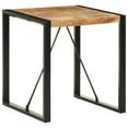 thumbnail image 1 of vidaXL Dining Table 70x70x75 cm Solid Rough Mango Wood, 1 of 5