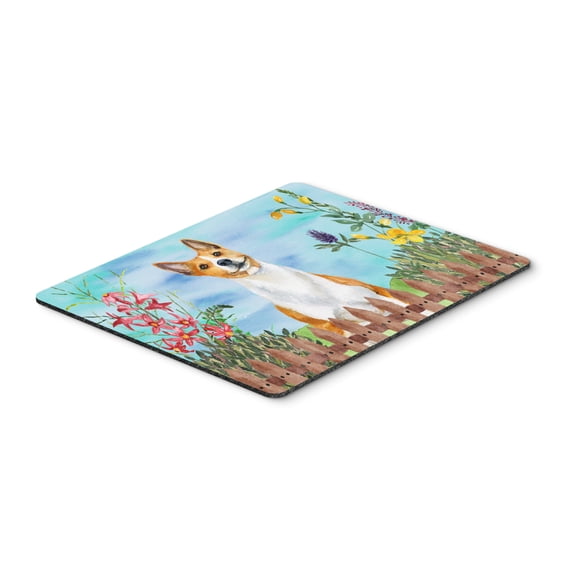 Basenji Spring Mouse Pad Hot Pad or Trivet