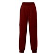 thumbnail image 2 of Audhol Hiking Cargo Pants Women, Solid Color Pocket Work Pants Long Pants and Casual Pants for Women's Daily Use Pants for Women Trendy Red 2XL, 2 of 8