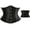 Black, variant on Women's Satin Underbust Corset Bustier Waist Training Cincher Plus Size Corsets S-6XL