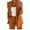 a-Khaki652, variant on FINALGANG Women's 2 Piece Suit Set Solid Color Formal Outfit Long Sleeve Open Front Blazer Relaxed Fit Pants For Daily Outdoor Wear Leisure Set