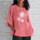 thumbnail image 1 of Fiudx Camisetas para Mujer Camiseta Informal de Manga Corta con Cuello Redondo y Estampado para Mujer a La Moda, 1 of 4