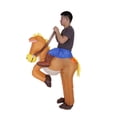 thumbnail image 4 of Disfraz Inflable divertido de vaquero jinete a caballo Leyfeng Disfraz Inflable Tamaño adulto, 4 of 8