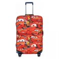 thumbnail image 1 of Custom Cartoon Pixar Cars Travel Luggage Cover Elastic Suitcase Cover Protector Fit 18-32 Inch, 1 of 1