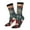 2 Black-1, variant on Vintage American Flag Elephant Crew Socks for Men & Women, Breathable Casual Athletic Ankle Socks