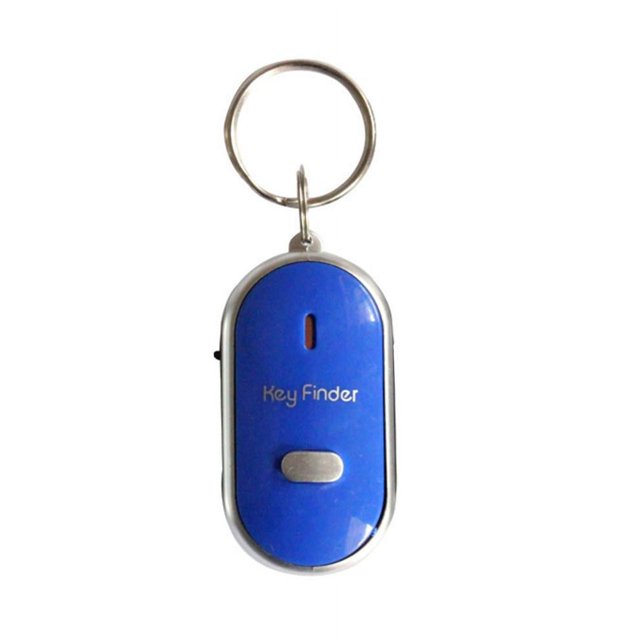 SDNall LED Light Torch Remote Sound Control Lost Key Finder Keychain For Key Locator