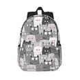 thumbnail image 1 of Disketp Cats Group Mochila Escolar de 15 Pulgadas, Mochila Ligera para Estudiantes, Viajes y Trabajo, Cómoda y Resistente para el Uso Diario, 1 of 6
