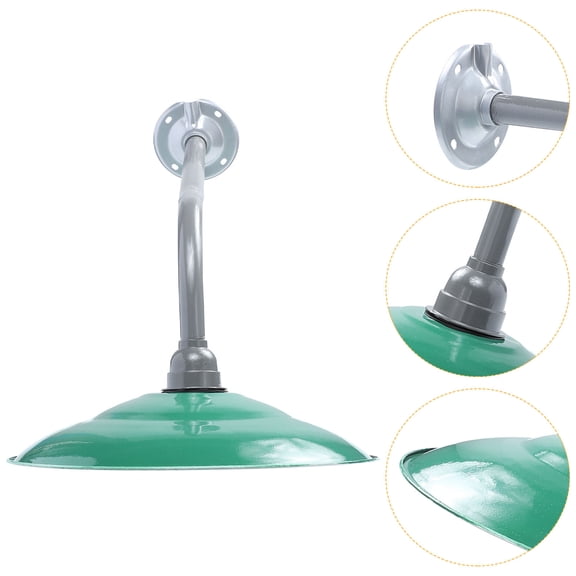 ULTNICE 1Pack Wall Light Shades Green Enamel Retro Style for Home Decoration