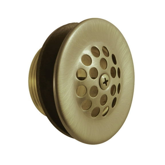 Kingston Brass DTL203 Tub Drain Strainer and Grid, Vintage Brass