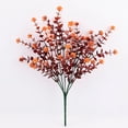 thumbnail image 6 of MMJ Artificial Flower Ornament Silk Plant for Living Room Tabletop Office Decoration 13.8x5.9in, 6 of 6