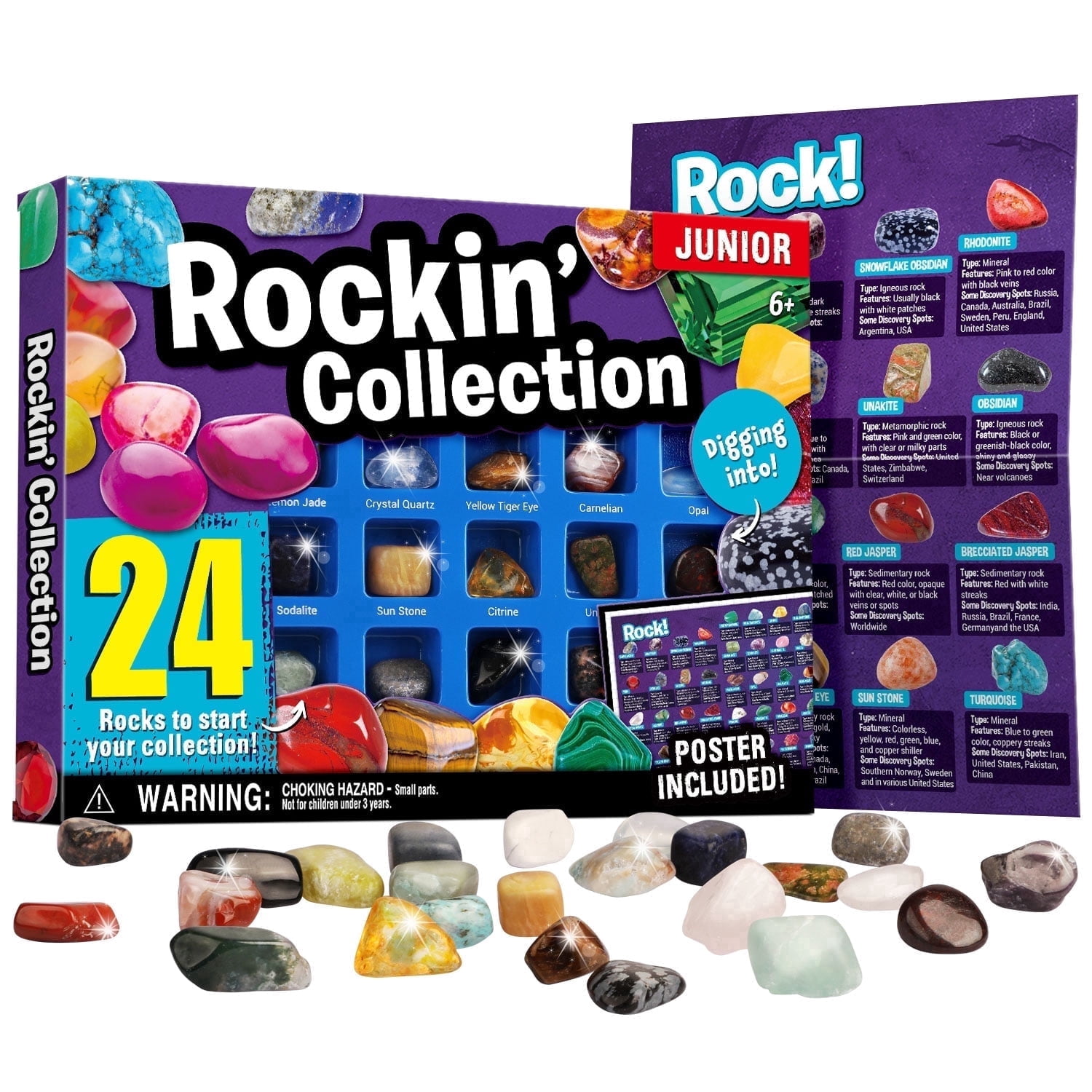 24PCS Rocks
