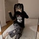 thumbnail image 4 of Sanrio-ropa de Cosplay Kawaii Hello Kitty, Kuromi Pochacco, Vestido Cinnamoroll, pijama de dos piezas, camisón suave para el hogar, 4 of 4