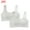 White, variant on Generic 2PC Bras for Girls Seamless Cami Bralettes Sports Solid Vest Unpadded Bra