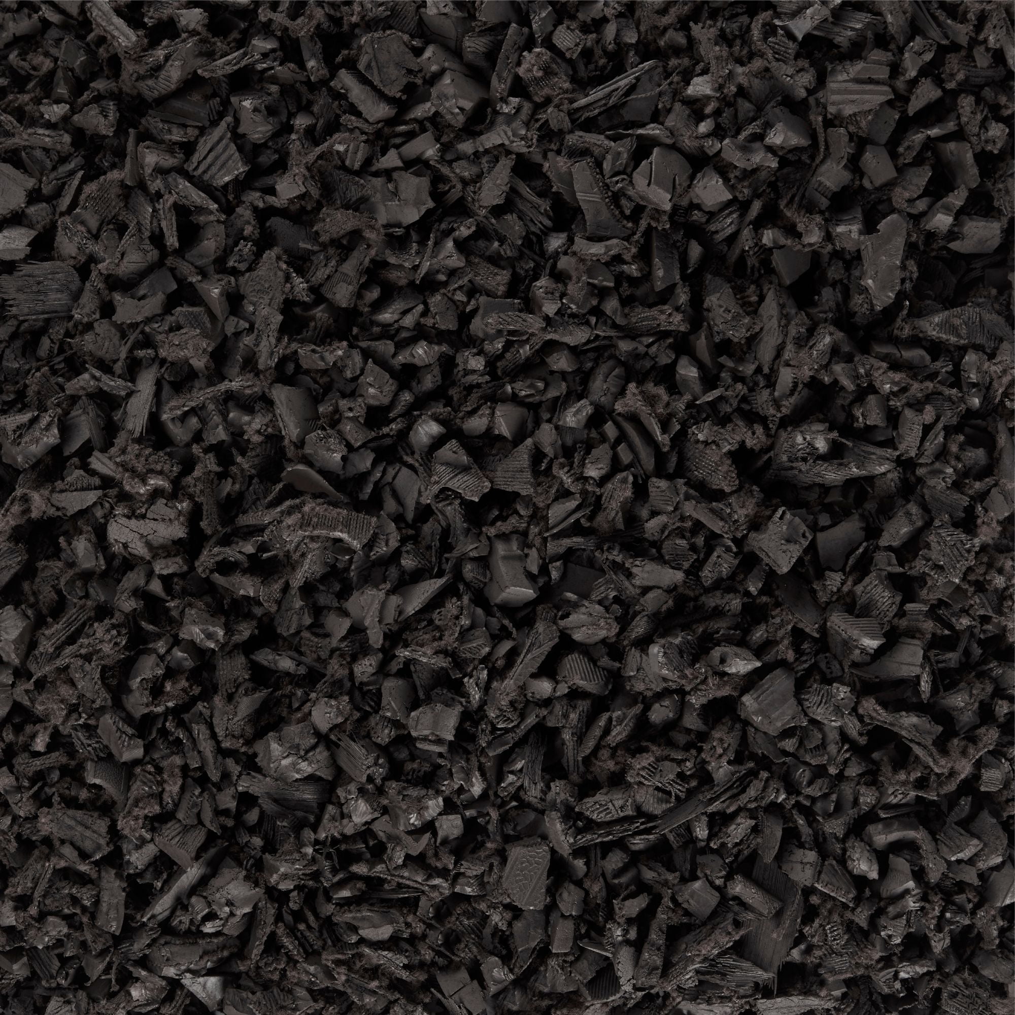 GroundSmart Black Rubber Mulch, 1.5 Cu Ft