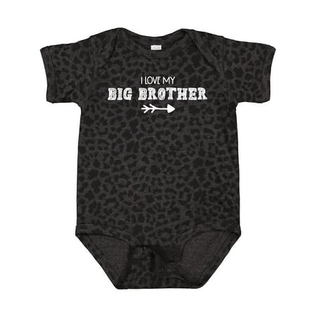 

Inktastic I Love My Big Brother with Arrow Gift Baby Boy or Baby Girl Bodysuit