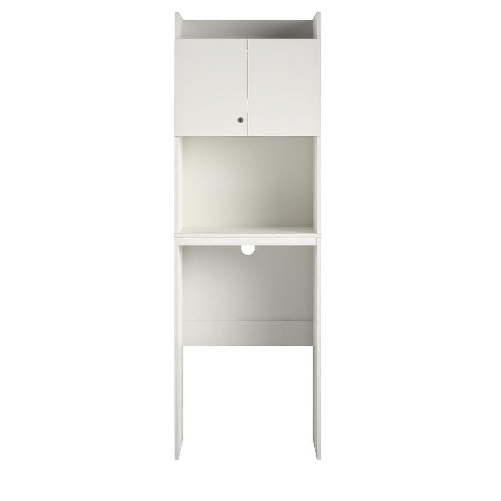 Ameriwood Home Clarkson Storage Cabinet in White 