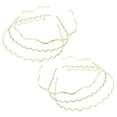 thumbnail image 2 of 6Pcs Gold Metal Headbands for Women, 2 of 5