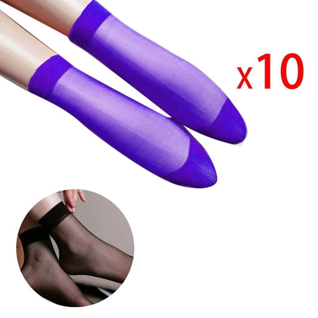 Women Ultra-Thin Transparent Short Ankle Stockings Socks