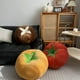 thumbnail image 1 of Cojín de peluche para cojines decorativos | Cojín decorativo de sofá con forma de fruta | Diseño de Setas Tomate | Material de algodón suave | Adorno para el salón del hogar | 9,84"x9,84" | 1 Pack, 1 of 6