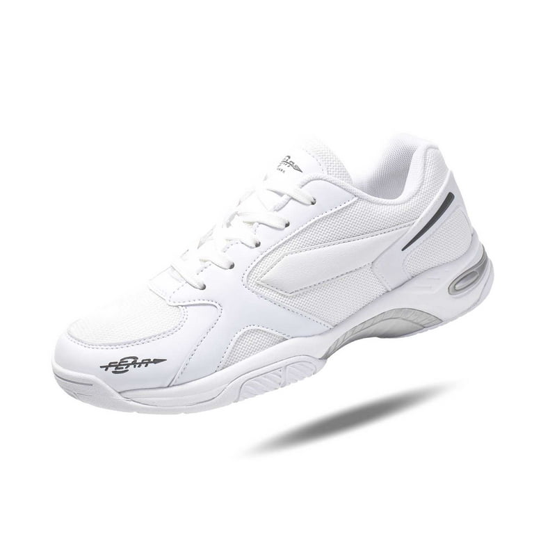 Fear0 NJ Men's High Arch Aggressive Firm Support Orthopedic White Walking Shoes, Size: One Size