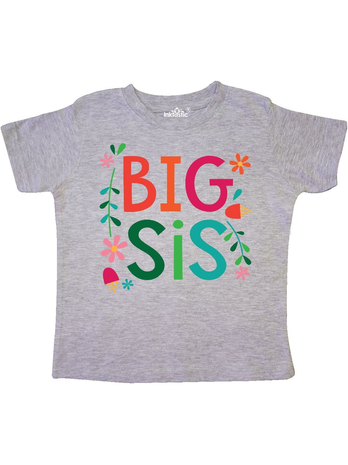 INKtastic - Inktastic Big Sis Girls Cute Sister Announcement Gift ...