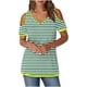 thumbnail image 1 of Tops de Algodón para Mujeres Tira Impresa Manga Corta Cuello en V Fuera Del Hombro, Top de Moda para el Uso Diario, 1 of 9