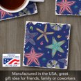 thumbnail image 3 of Thirstystone Starfish On Blue Single Tumbled Tile Coaster Create Your Own Set, 3 of 7