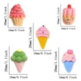 thumbnail image 4 of 15Pcs Replaceable Push Pin Multi-function Thumbtacks Ice Cream Shape Thumb Tacks Map Supply, 4 of 5