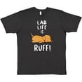 thumbnail image 3 of Inktastic Lab Life is Ruff Yellow Labrador T-Shirt, 3 of 5