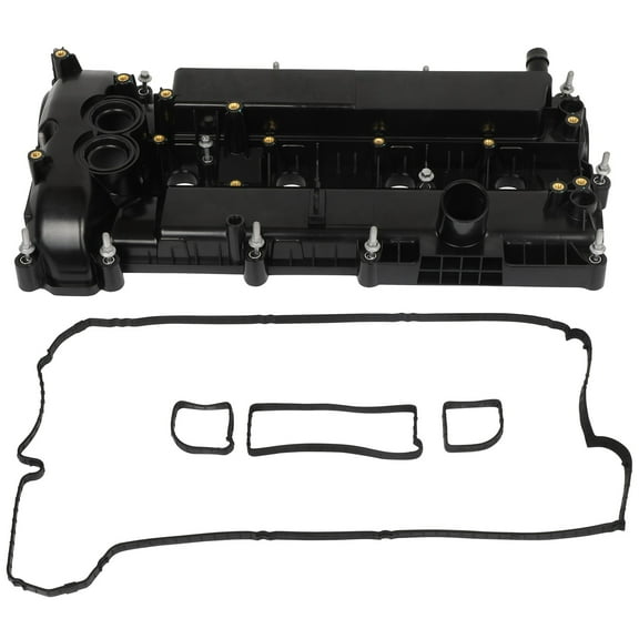 cciyu Engine Valve Cover and Gasket Compatible with 2016-2018 for Lincoln MKX 2015-2019 for Lincoln MKC 2017-2019 for Lincoln Continental Valve Cover CJ5Z 6582 B GB5Z 6582 A GB5Z 6582 B