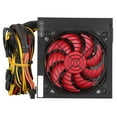 Desktop Compatible, 24PIN, Voltage Adjustable 115/230V Red Silent ATX