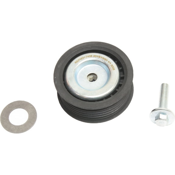 Replacement REPM317406 Accessory Belt Idler Pulley Compatible with 2008-2012 Mercedes Benz C300, 2006-2011 Mercedes Benz C350, 2010 Mercedes Benz CL550 Upper Sold individually