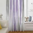 thumbnail image 6 of Purple Gray Sheer Curtains 54 Inches Long, Vintage Country Abstract Gradient Aesthetic Light Filering Curtains, Breathable Simi Curtain Privacy Drapes for Kitchen Bathroom Small Window Treatment, 6 of 9