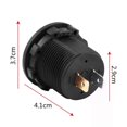 thumbnail image 4 of 12 V Motorcycle Car LED Digital Display Voltmeter Waterproof Voltage Volt Meter Gauge Motorbikes Cars Boats ATV UTV camper, 4 of 5