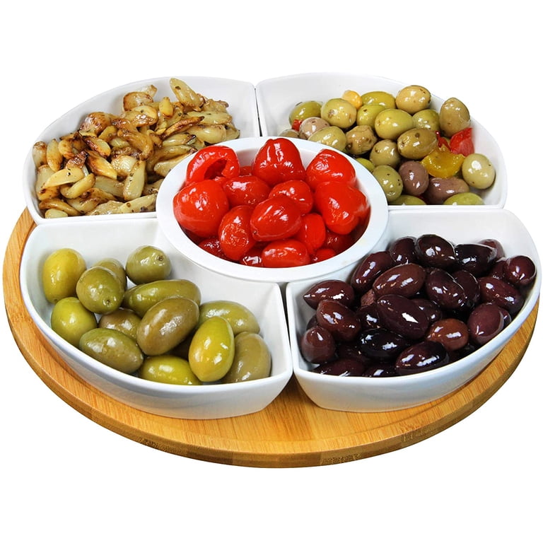 Elama Signature EL-188 12.25 in. Lazy Susan Appetizer & Condiment