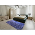 thumbnail image 4 of Ahgly Company Indoor Rectangle Patterned Light Slate Blue Area Rugs, 7' x 10', 4 of 6