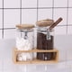 thumbnail image 5 of Frascos de almacenamiento de vidrio KKC Coffee Bean 1200 ml herméticos con cuchara, 5 of 7