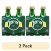 (2 pack) Perrier Carbonated Mineral Water, 11.15 fl oz Glass Bottle, 4 Pack, Allergens Not Contained