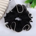 thumbnail image 3 of YAOBAMM Hair Scrunchie Elastic Exaggerated Contrast Color Hair Tie Women Girls Sweet Pleated Hair Rope Hair Accessories Hair Rope, 3 of 6