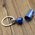 thumbnail image 5 of Nitrous Oxide Bottle Keychain NOS Car Motorcycle Gift Key Ring Tuning Man Mini Exhaust Gas Steering Wheel, Blue, One Size, 5 of 5