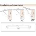 thumbnail image 4 of Furniture Cabinet Door Stay, Automatic Expansion Hydraulic, High Quality Steel Pipe, Easy Install Metal Mounting Plate For Kitchen And Furniture Cabinetry (2 PCS), 4 of 5
