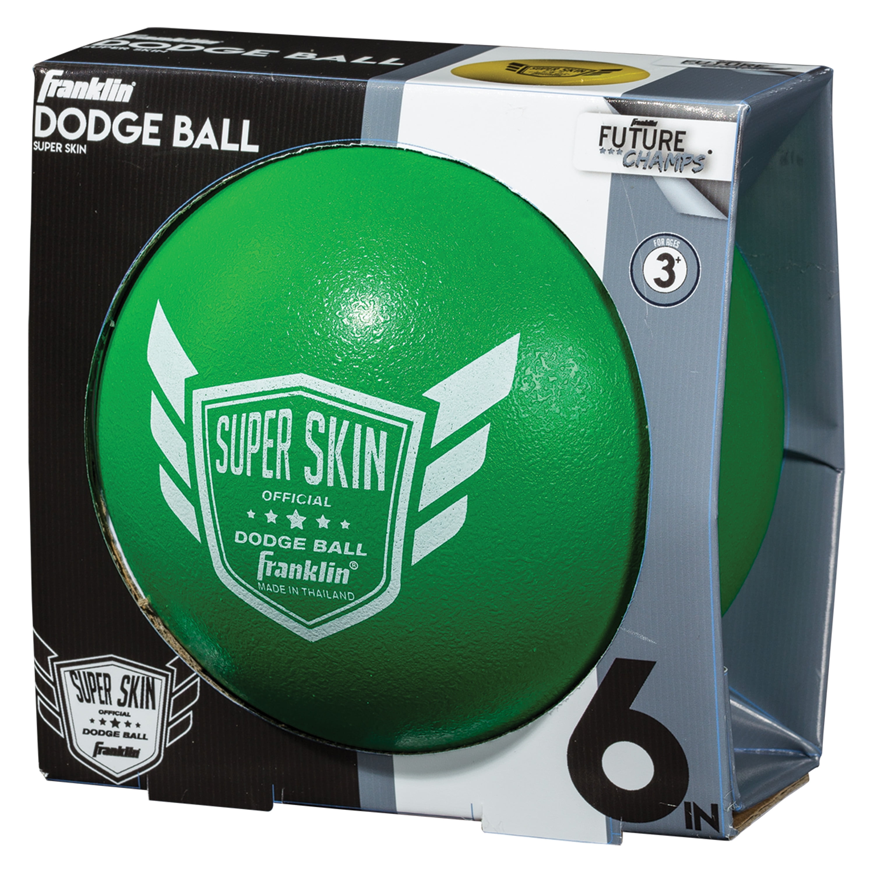 Franklin Sports 6" Superskin Dodgeball 1 Ball Assorted Colors indoor and outdoor 