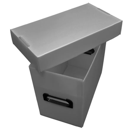 Book Storage Boxes - Premium Plastic Graded Comic CGC Book Storage Box - Gray - Archival Acid Free