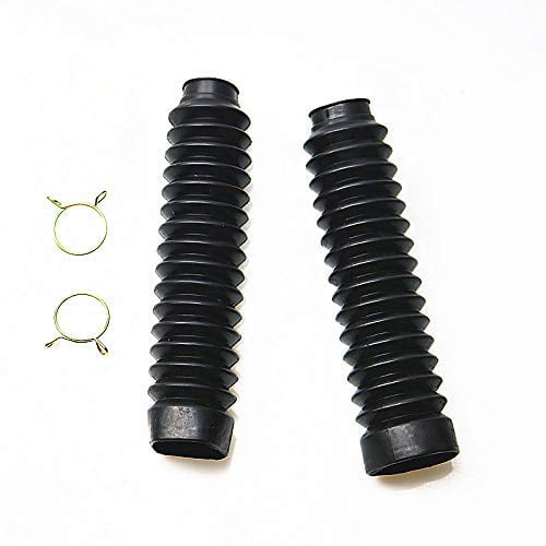 Rubber Motorcycle Black Front Fork Boots Dust Jacket Cover For Honda CG125 CG Dirt Street Bike